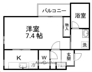 宮城県仙台市太白区青山1丁目【マンション】の間取り