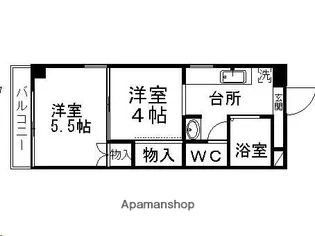 ピースフル泉13【405号室】の間取り
