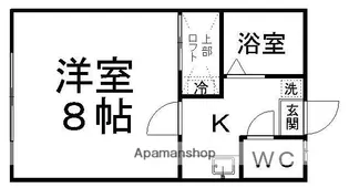 ベルディ桜ケ丘【202号室】の間取り