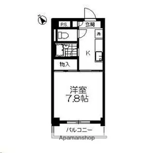 宮城県仙台市青葉区台原1丁目【マンション】の間取り
