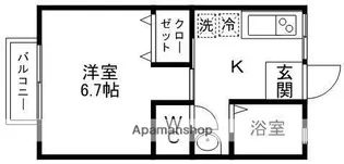青葉ハイツ【201号室】の間取り