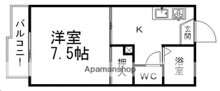 ピースフル旭ケ丘第3【103号室】の間取り