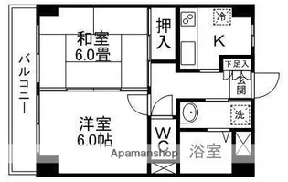 アールアイ泉中央【402号室】の間取り