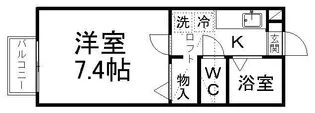 コーポ向日葵【103号室】の間取り