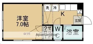 黒松ヒルズ【110号室】の間取り