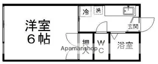ベルツリー桜ケ丘【203号室】の間取り