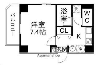 宮城県仙台市青葉区堤通雨宮町【マンション】の間取り