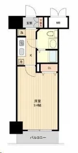 ノーブルプレイス北四番丁【8階】の間取り