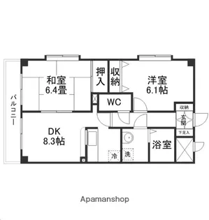 宮城県仙台市泉区泉中央4丁目【マンション】の間取り