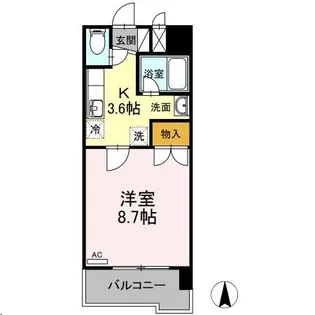 アムールシャトー【5階】の間取り