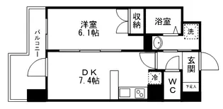 レジディア仙台原ノ町【9階】の間取り
