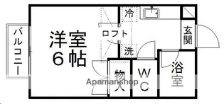 アイショウヴィラ旭ケ丘10【102号室】の間取り