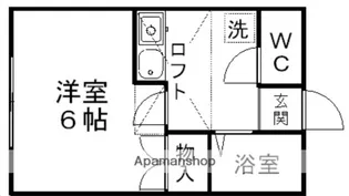 1Kの間取り画像