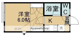 ベルトピア仙台9【106号室】の間取り