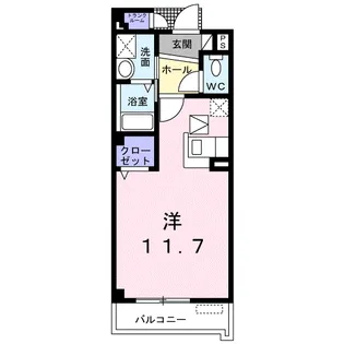 プレーヌ・フルサワ【1階】の間取り