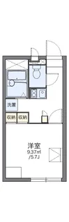 レオパレスアヤシランド【110号室】の間取り