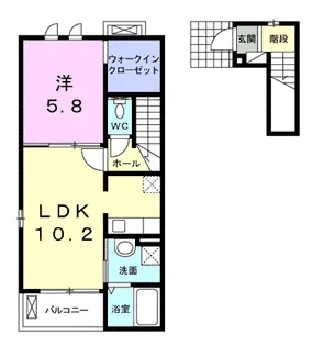 ヴィラ・ルピナス【2階】の間取り