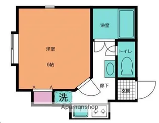 ロイヤルハイツ東八【1階】の間取り