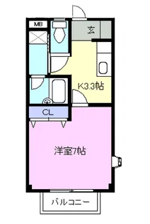 ラフィーネZEN【2階】の間取り