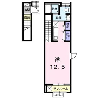 コリーヌ C【2階】の間取り