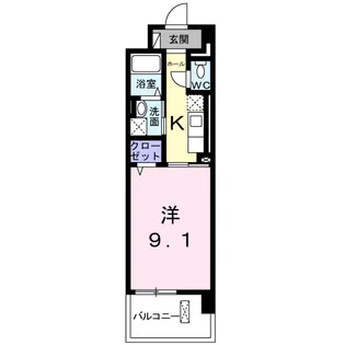 カモミール【3階】の間取り