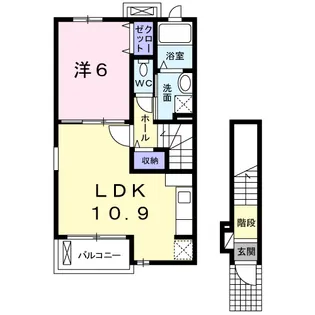 メゾン ド ソレイユ【2階】の間取り