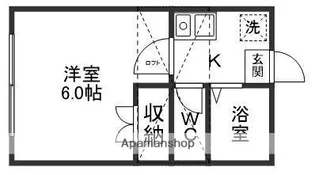 エクセルシャトー桜ケ丘【102号室】の間取り