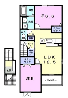 アート グレイス Ⅰ【2階】の間取り