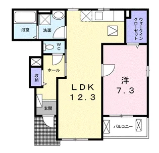 アーバンコート 慶【1階】の間取り