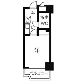 ダイアパレスプレステージ上杉【1110号室】の間取り