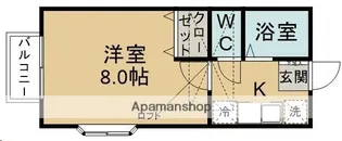 サンケンパレス南光台【201号室】の間取り