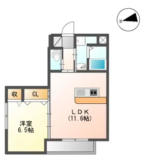 フィーロ宮町(FILO宮町)【3階】の間取り