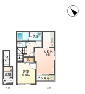 グレイシャス【2階】の間取り