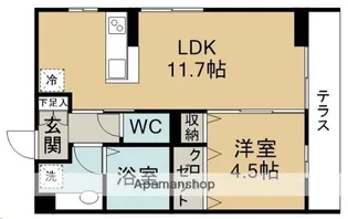 ノワール泉中央【101号室】の間取り