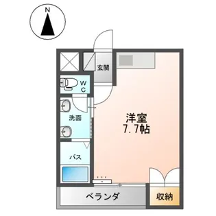 エクセルコート柏木【00101号室】の間取り