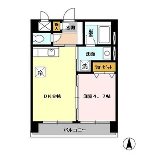 ミゥ・フォリア【3階】の間取り