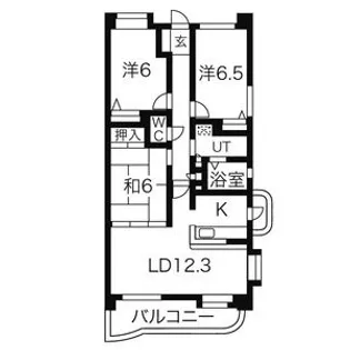 ダイアパレス泉中央三丁目【5階】の間取り