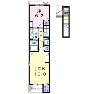 コンフォーティア【2階】の間取り