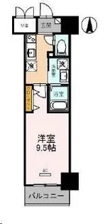 ロージェ泉中央【3階】の間取り