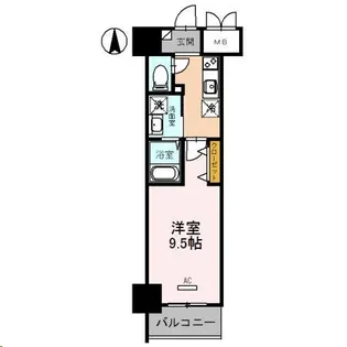 ロージェ泉中央【2階】の間取り