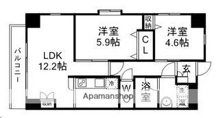 U・ステージ3【3階】の間取り