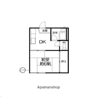 CASUMISO【103号室】の間取り