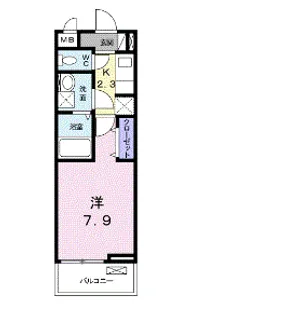 プラシード【2階】の間取り