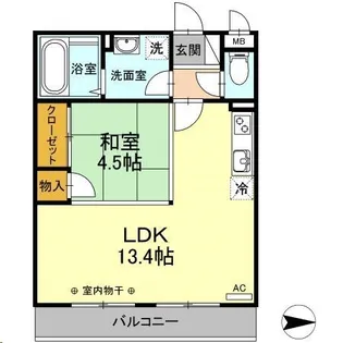 DーROOM高砂【2階】の間取り