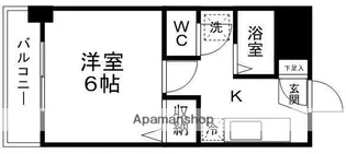 カストール八乙女【1-307号室】の間取り