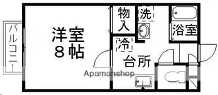フローラル松森B棟【201号室】の間取り