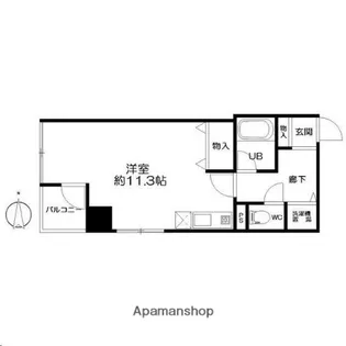 宮城県仙台市青葉区支倉町【マンション】の間取り