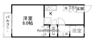 メゾン・レーヴ【105号室】の間取り