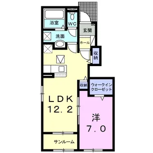 ときわ荘N【1階】の間取り