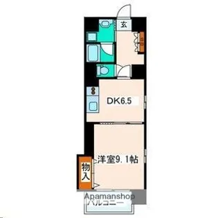 ヴィアーレ勾当台Ⅰ【12階】の間取り